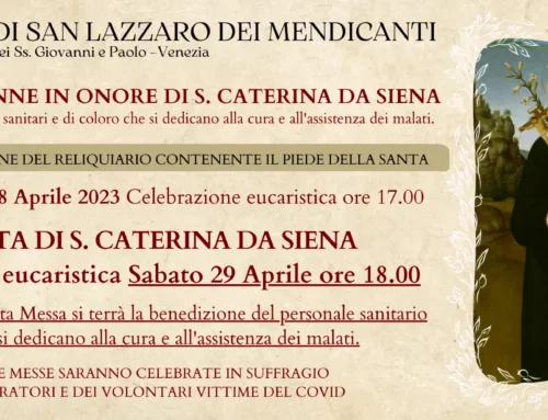 29 apr – Venezia / Solenni celebrazioni per la festa di santa Caterina da Siena