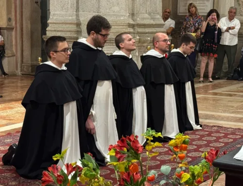 Professione semplice di cinque frati domenicani a Milano